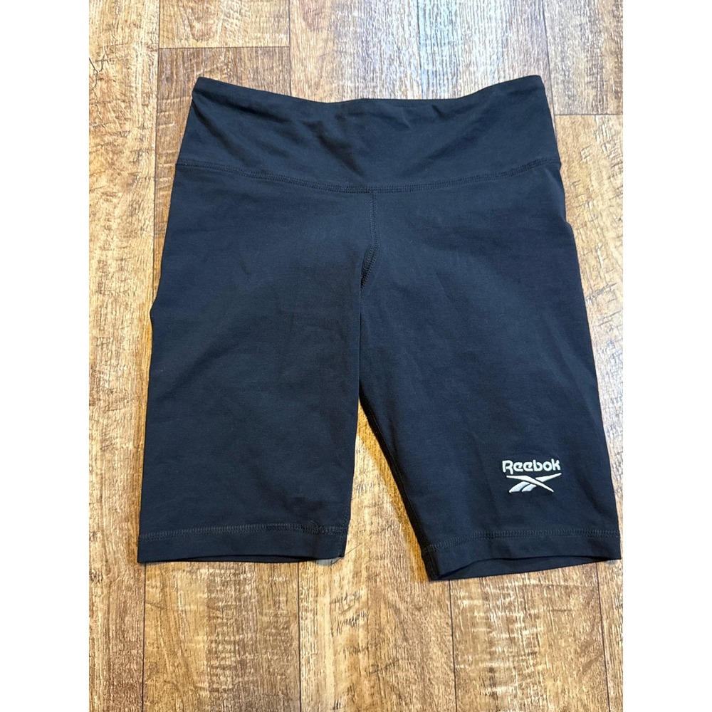 Reebok RI SL Fitted Training Shorts Black Bike Shorts GL4694 Womens Small NWT